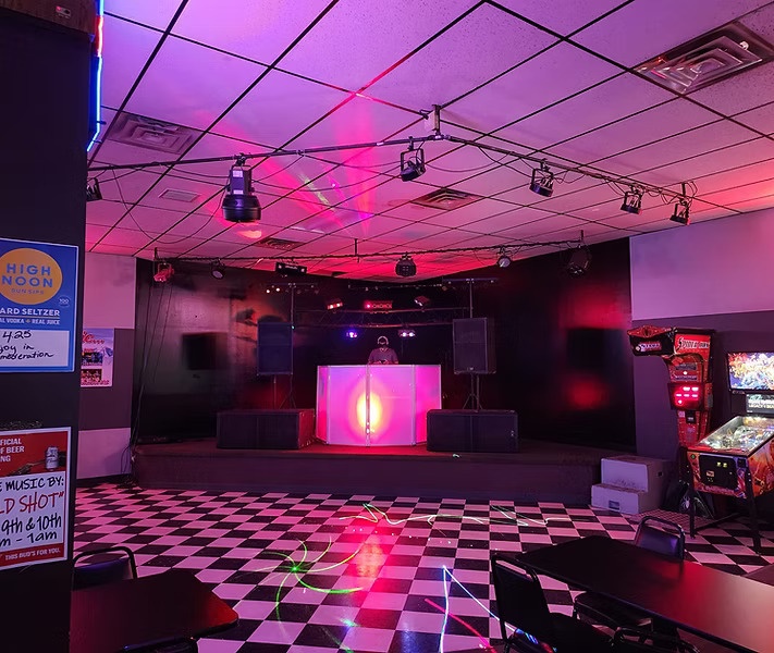 The dance floor at The Rusty Nail