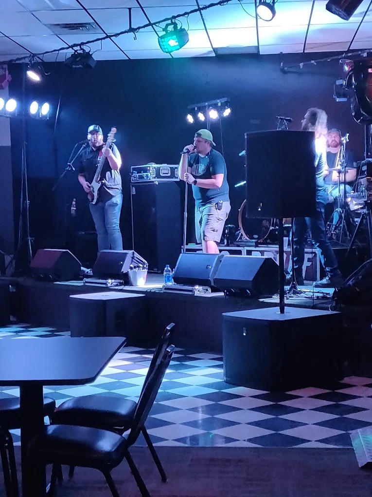 Live band performing at The Rusty Nail